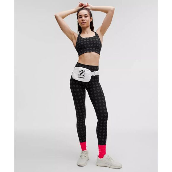 Lululemon Disney Mickey Mouse Wunder Train 4 Black High-rise 25” Leggings Pant